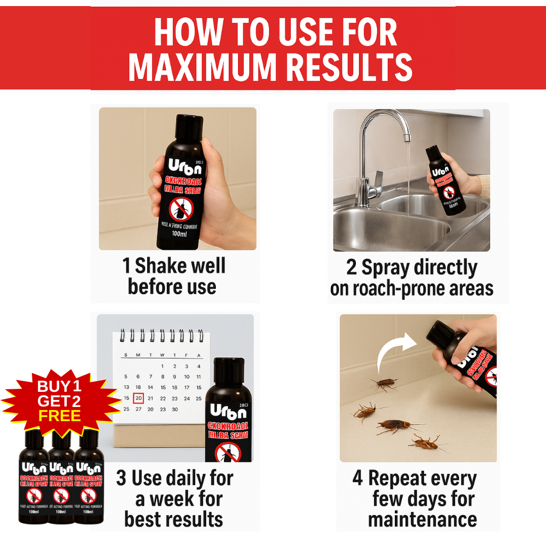Cockroach Killer Spray | BUY 1 GET 2 FREE
