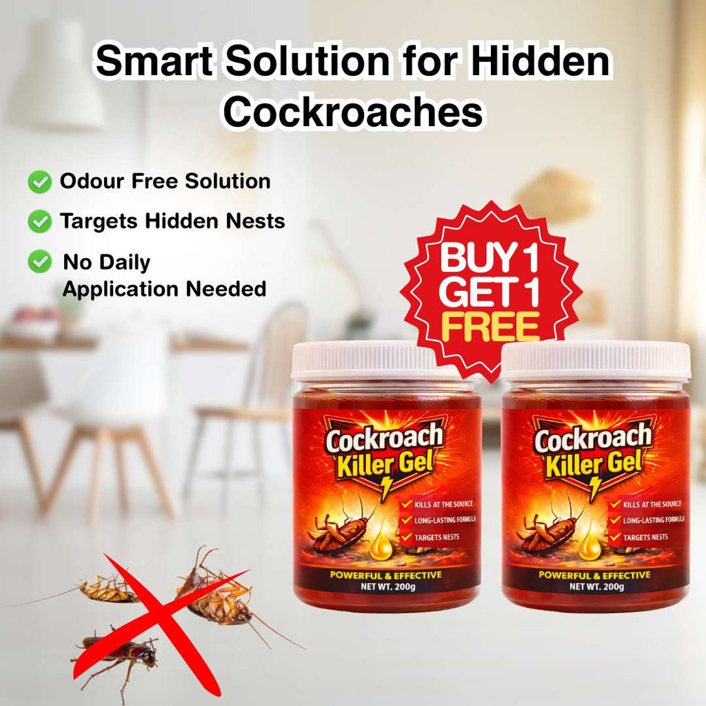 Cockraoch Killer Gel - Smart Pest Control Solution Buy 1 Get 1 Free
