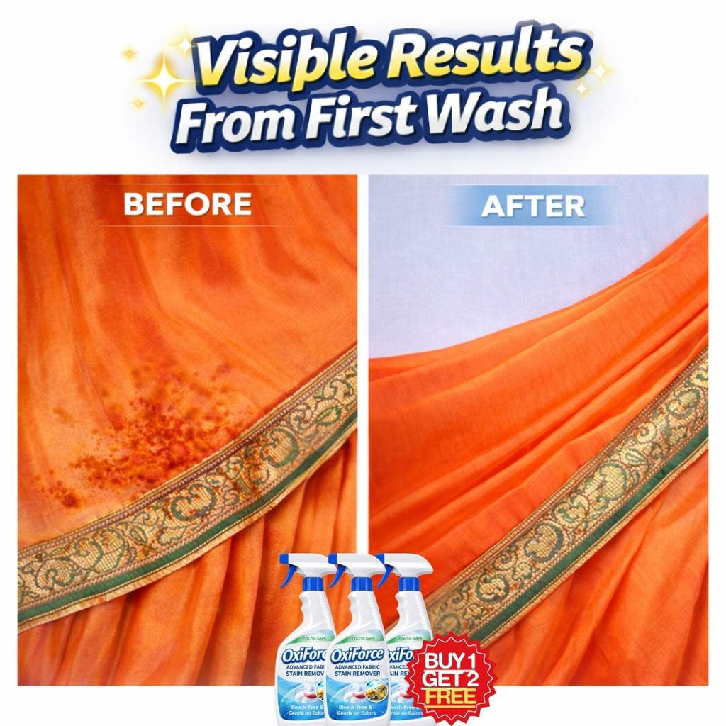 OxiForce Advanced Stain Remover Spray | Color-Safe | BUY 1 GET 1 FREE!
