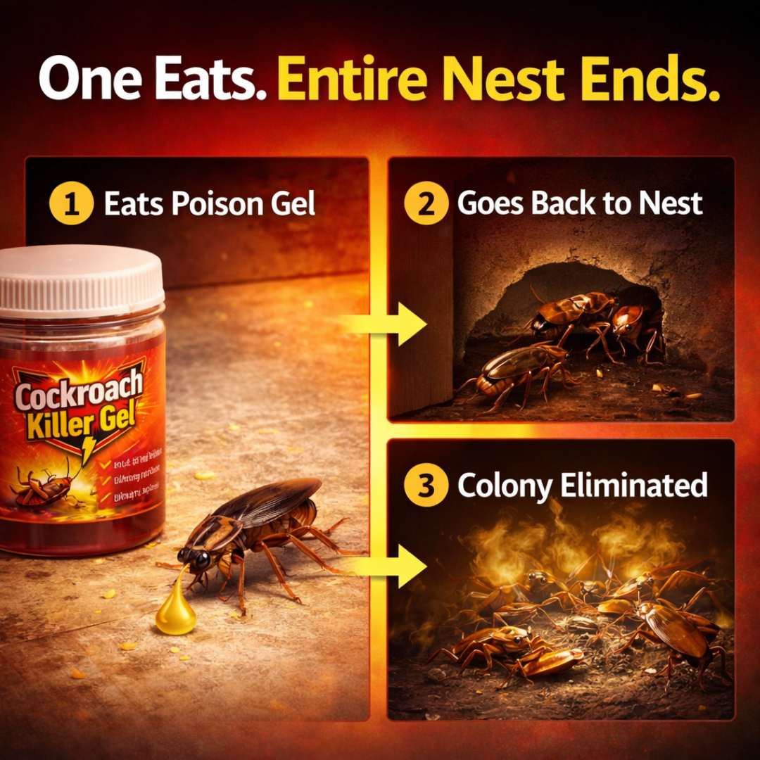 Cockraoch Killer Gel - Smart Pest Control Solution Buy 1 Get 1 Free