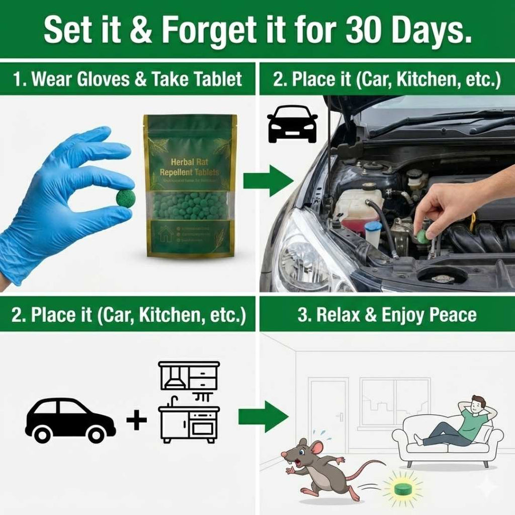 Rat Repellent Pellets | Buy 1 Get 2 Free