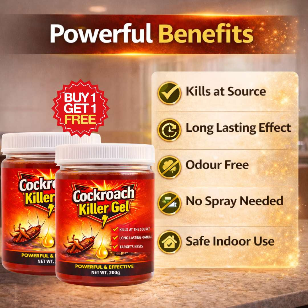 Cockraoch Killer Gel - Smart Pest Control Solution Buy 1 Get 1 Free