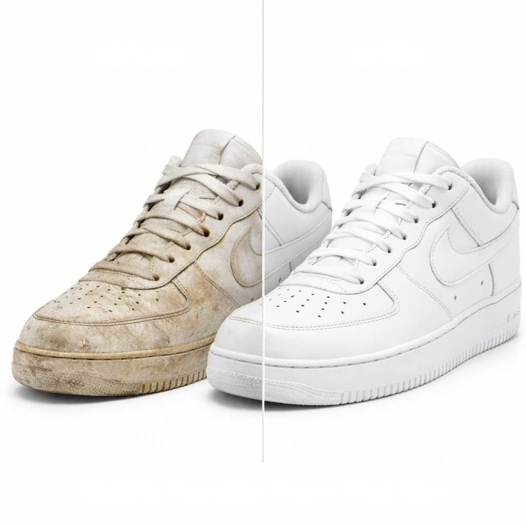 Shoe Cleaning Foam Spray Kit - 1 Bottle Foam Spray, 1 Cleaning Brush, 1 Cleaning Cloth