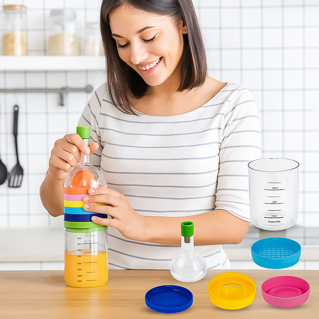 8-in-1 Portable Kitchen Bottle Tool Set